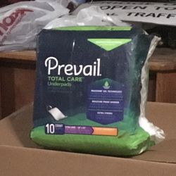 Prevail Adult Diapers  10 Count  Adult X-Large NEW