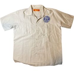 Red Kap SP24T3 XL Beige Short Sleeve Button  Work Shirt Drew Estate brand new CO