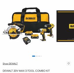 Dewalt combo 3