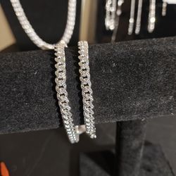4mm Cuban Link Diamond Cut .925 Silver 