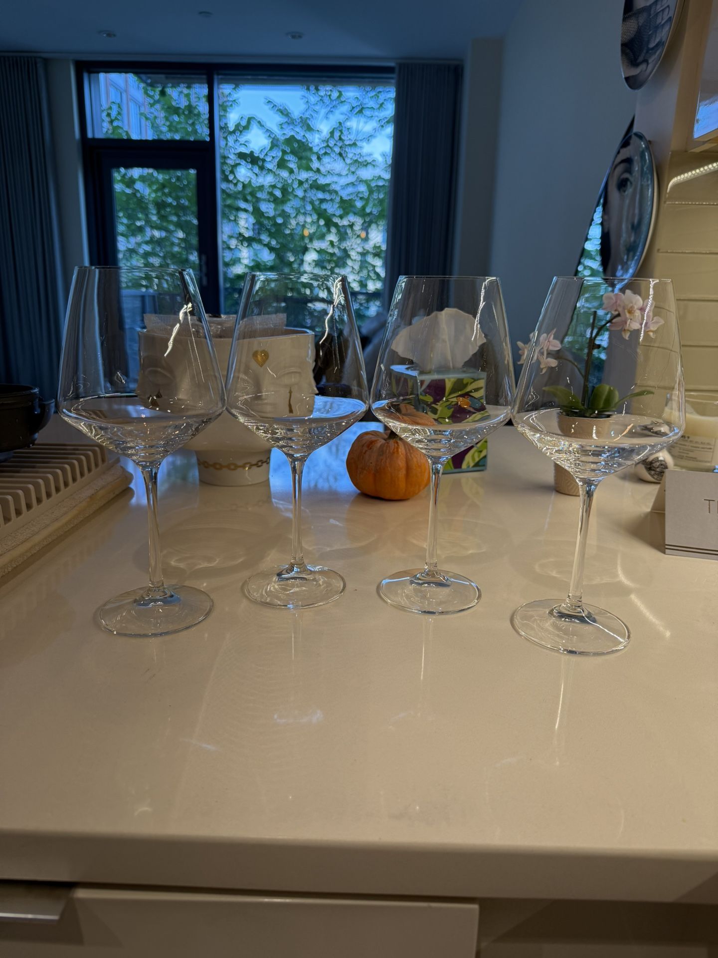 CB2 Wine Glasses- Set Of 4