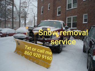 Need your driveway plowed? Inbox me.