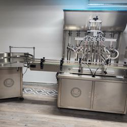 Six Head Automatic Piston Filler Available 
