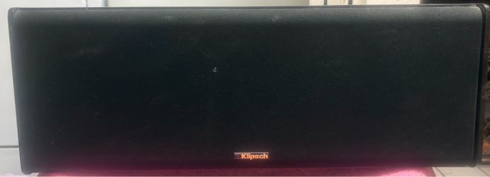 Klipsch KV3 Home Theater Center Channel Speaker Black Satin Oak- Fantastic Sound