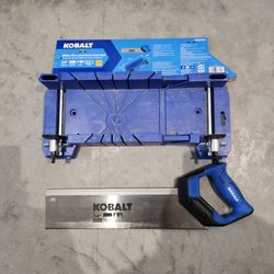 Kobalt Miter Box & Saw