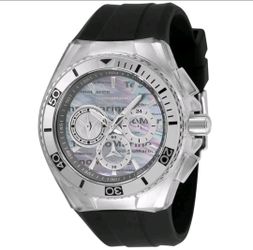 Technomarine Cruise California Men's 46mm Silver MOP Chronograph Watch TM-120023