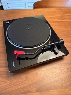 Denon DP-450USB Piano Black + Ortofon 2M Blue stylus and Dust cover $675