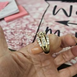 3.84 Carat DIAMOND RING  14k Gold