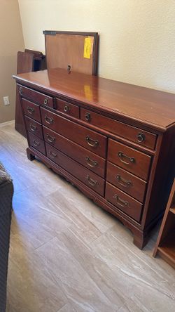 Dresser and Mirror