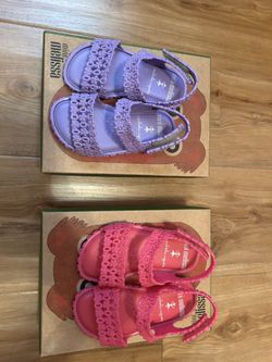 Mini Melissa Sandals Size 6 Like New