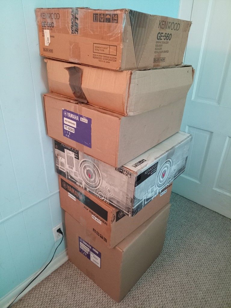 Yamaha, Kenwood, Bose stereo System 