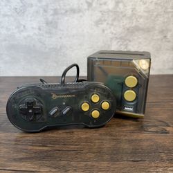 Hyperkin RetroN Sq Console with Wired Controller Transparent Smoke Gray Tested