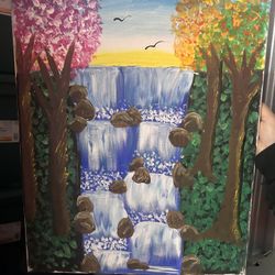 Waterfall Painting 