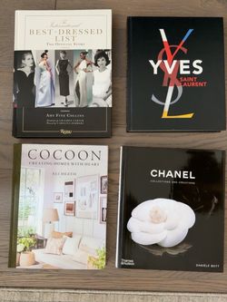 Set of 4 Fashion & Design Coffee Table Books