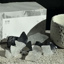Natural Crystal Rock Aroma Diffuser Set - Wabi-Sabi Home Decor