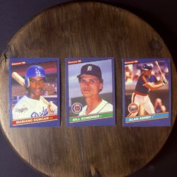 1986 Donruss High Grade MLB Baseball Card Lot #128, #516, #405