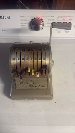 Paymaster Ribbon Writer Check Writer Machine