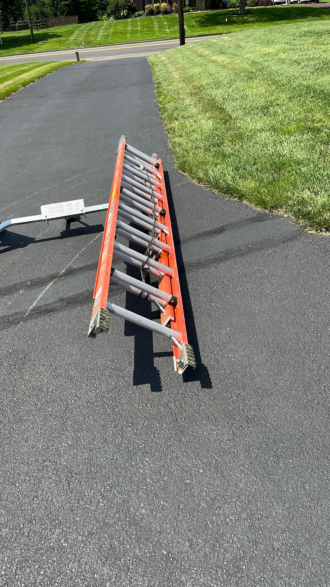 D Rung 20 Foot Extension Ladder