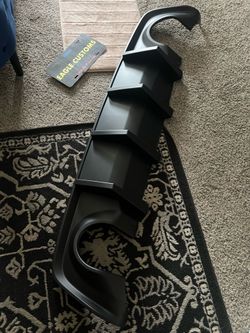 Rear Diffuser matte black Compatible with 2020-2024 Dodge Charger Widebody SRT Hellcat Scat Pack