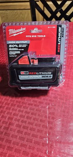 MILWAUKEE M18V REDLITHIUM HIGH OUTPUT XC6.0 BRAND NEW 