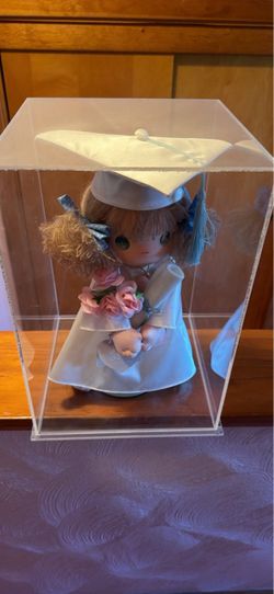 Precious Moments Graduation Doll in Display Case