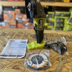 RYOBI ONE+ HP 18V Brushless Cordless 4-1/2 in. Angle Grinder (Tool Only)