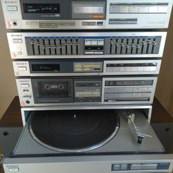 Sony Stereo System, Made In Japan