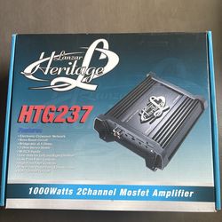 NEW Lanzar Heritage HTG(contact info removed)W 2-Channel Car Amplifier