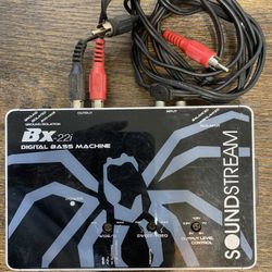 SOUNDSTREAM BX22I BASS ENHANCER UNIT FOR PARTS REPAIR UNTESTED UNKNOWN IF WORKS! SOLD AS IS NO RETURNS ALL SALES FINAL  