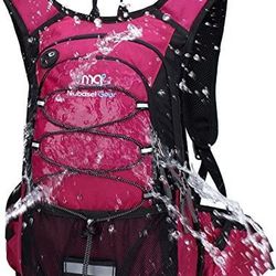 Insulated Hydration Backpack Pack with 2L BPA Free Bladder - Keeps Liquid Cool up to 4 Hours – for Running, Hiking, Cycling, Camping


