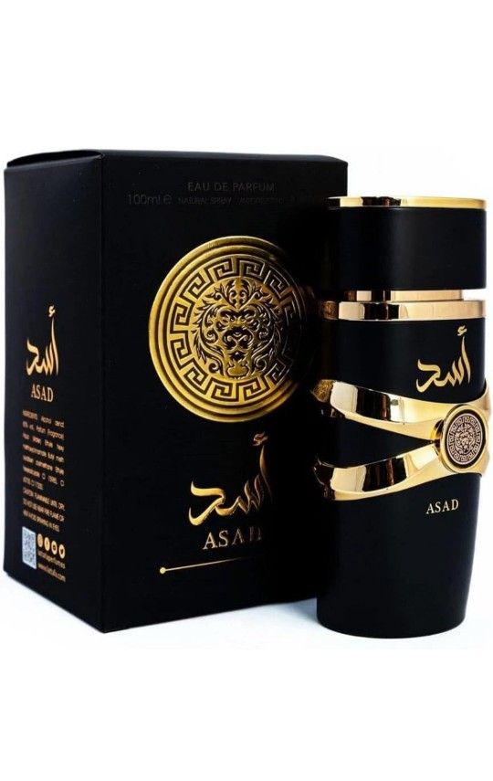 Lattafa Perfumes Asad for Unisex Eau de Parfum Spray, 3.4 Ounce