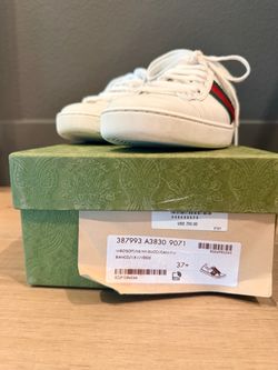 Gucci Ace Sneakers White with Web Stripe
