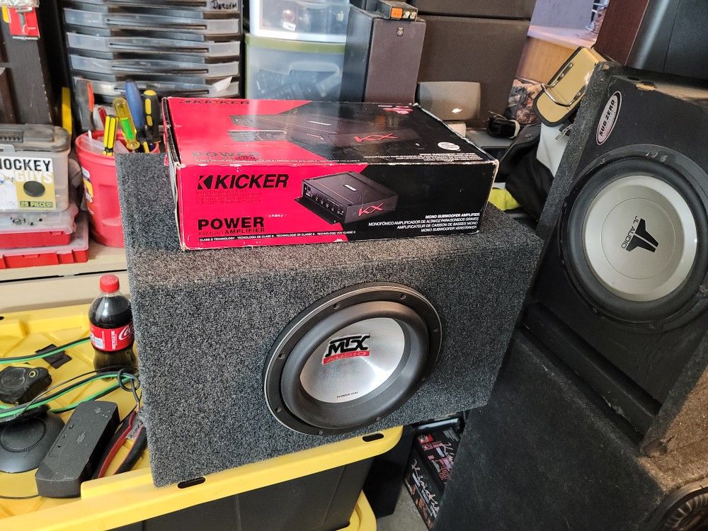 10 MTX THUNDER 9500 Y KICKER KXA1600.1 for Sale in Hillsboro, OR OfferUp