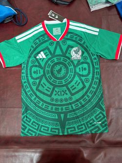 Mexico 2026 Home Jersey Blank Adult Large Slim Fit Soccer Shirt