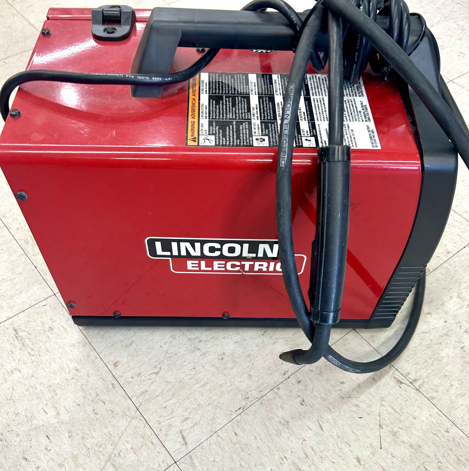 Lincoln Electric 125 Amp Weld-Pak 125 Flux-Core Wire Feed Welder, 115V (No Gas)