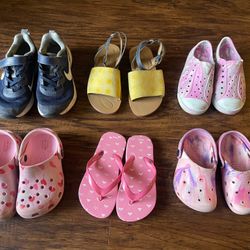 Girls Shoes Size 7, 8, and 9   (All for $30)