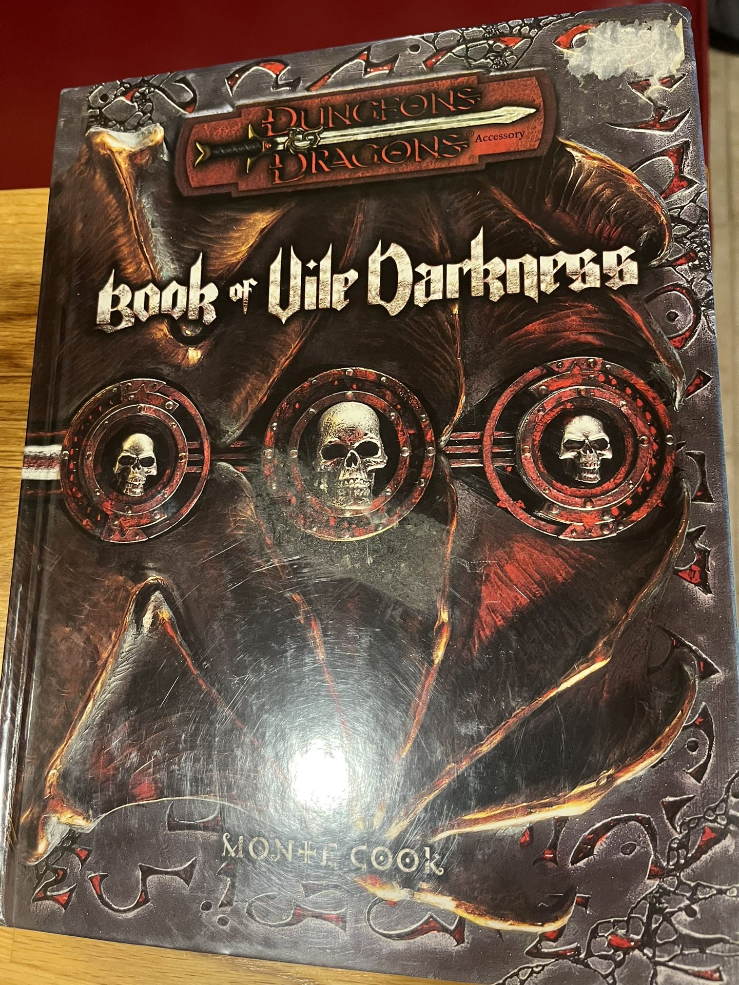 Dungeons and Dragons Book Of Vile Darkness