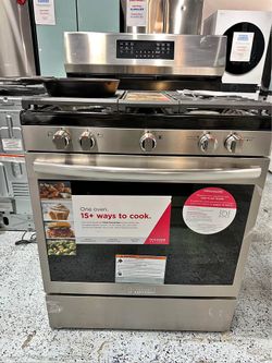 Frigidaire Gallery 30" Gas Range with No Preheat + Air Fry Stainless Steel
