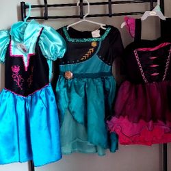 Toddler Disney Dress Up - 3 Dresses 