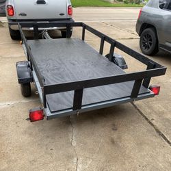 New 4x8 Utility Trailer Light Weight And Capacity