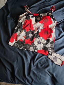 Floral Print Satin Cami Top