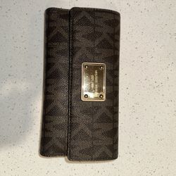 Michale Kors wallet and checkbook holder  Authentic
