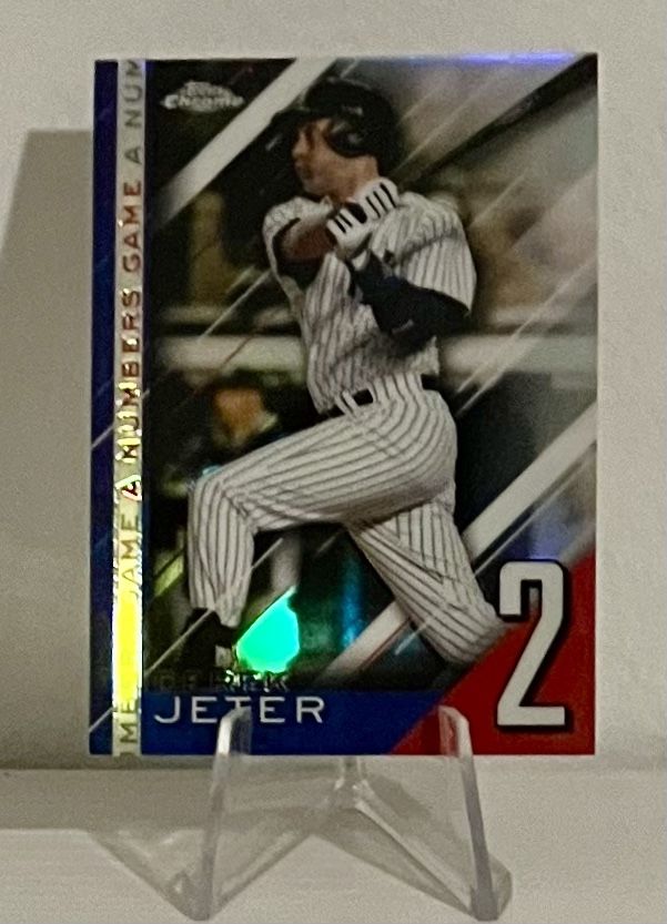 2020 Topps Chrome Update Series DEREK JETER A Numbers Game #NGC-22 New York Yankees HOF