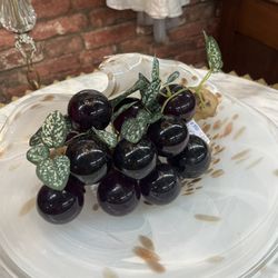 Purple grapes Lucite