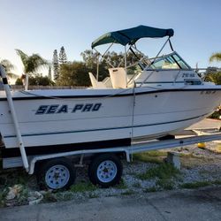 1995 Sea Pro 21 foot walk around