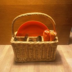 Vintage Boho Party Caddy