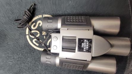 The Sharper Image 10X25 Digital Camera Binoculars Used