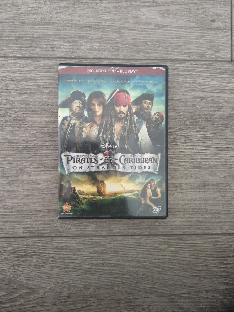 Pirates Of The Caribbean On Stranger Tides Blu-ray