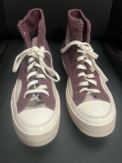 Converse fuzzy cozy high tops