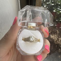 18K Gold VVS Diamond .62ct